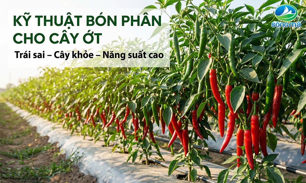 Kỹ thuật bón phân cho cây ớt đạt năng suất cao, trái sai – trái bền cây