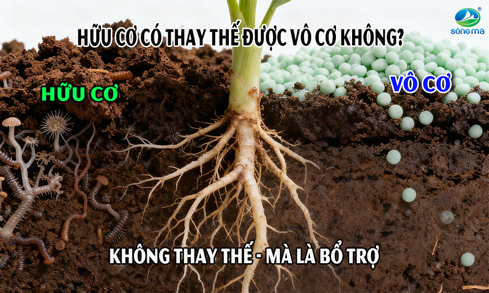 Phân bón hữu cơ có thể thay thế hoàn toàn phân vô cơ được không?